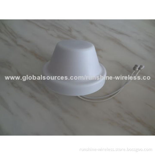 4G LTE Indoor Broadband Signal Coverage Dual Polarization Omni Ceiling Mount Antenna